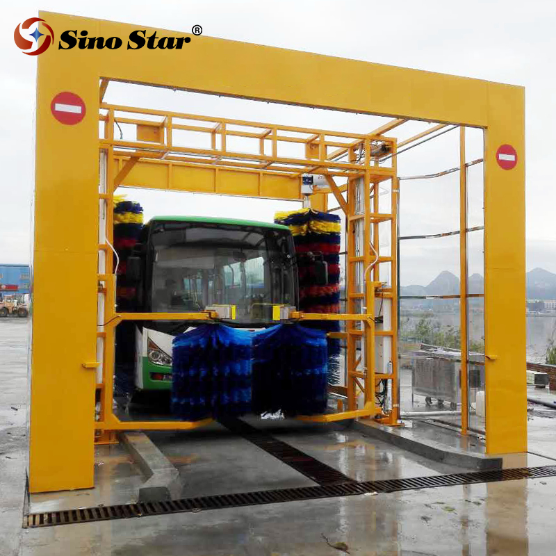 TH350FS Drive Through Bus Wash Machine with 4 Brushes Buy BUS car