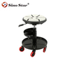 Mobile Round Replaceable Plastic Chair Stool for Car Wash & Beauty Car Cleaning Tool Seat Surface SP00858
