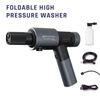 Portable Electric Washing Gun with Screen Indicator Foldable Car Washer for Home-Rechargeable Car Cleaning SP00898