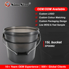 Portable 15L Clear Cleaning Car Wash Bucket Multi-Functional Transparent Filter Car Wash Detailing Bucket SP00882
