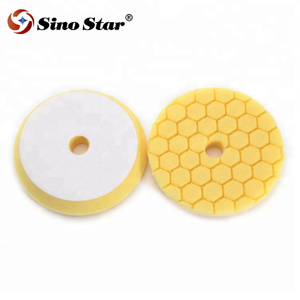 HEX7730E-EBY Yellow Color Hexagon Velcro Foam Pad with Stage