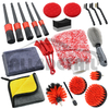 Car Detailing Cleaning Drill Brush Kit Brush Set for Cleaning Wheels Interior Exterior Leather Dashboard Air Vents Nano Coating