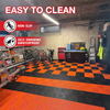 Sino Star 40*40*1.8cm 500g Interlocking PP Garage Floor Tile (Flat Surface) Vented Vinyl Flooring for Garages Workshops Car Washes SP00937