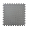 Round Coin PVC Interlocking Garage Floor Tiles 500*500*5mm Plastic Flooring for Car Repair Gym / Workshop Vinyl