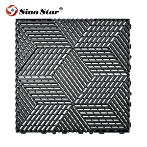SP00936 Interlocking Garage Floor Tiles (3D Patern) 400*400*18mm