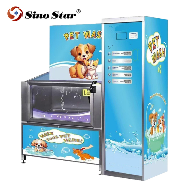 Automatic Pet Salon Machine Self Service Cat Dog Bathtub Convenient Cleaning Bathing Solution