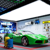 1.2*2.4M LED Lighting Soft Box for Car Detailing & Polishing One-Step AC Power Installation for Workshop Room