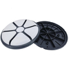Mobile Round Replaceable Plastic Chair Stool for Car Wash & Beauty Car Cleaning Tool Seat Surface SP00858