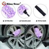 New Removable Ultra Soft Flat Microfiber Wheel Brush Thin Wheel Cleaning Brush Car Wash & Cleaning Supplies for Car Wash SP00842