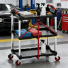 Car/Motorcycle Repair 3-Tier Foldable Multifunctional Trolley Household Storage Foldable Rolling Cart SP00868