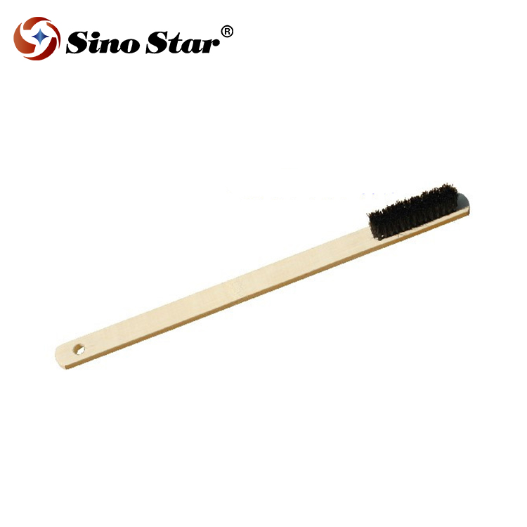 LKGJ43 Long Bamboo Flat Ring Brush