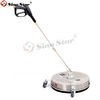 Pressure Washer Surface Cleaner 15" 3 Wheels Stainless Steel Heavy Duty 4000PSI 2 Pressure Washer Extension Wand Attachments