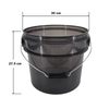 Portable 15L Clear Cleaning Car Wash Bucket Multi-Functional Transparent Filter Car Wash Detailing Bucket SP00882