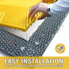 Light Strips Floor Tiles 395*105*18mm Non Slip Interlocking PP Garage Floor Tiles Sp00783 