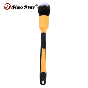 Car Interior Paint Wheel Gap Cleaning Brush Car Seat Detail Brush Orang Super Soft PP Brush SP00843
