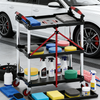 Car/Motorcycle Repair 3-Tier Foldable Multifunctional Trolley Household Storage Foldable Rolling Cart SP00868