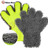 High Quality Magic Double Side Car Cleaning Gloves Microfiber 5 Fingers Hand Shape Car Was Mitt Chenille Mitt Gloves