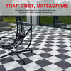 Sino Star 40*40*1.8cm Interlocking PP Garage Floor Tiles Vented Vinyl Flooring for Garages Workshops Car Washes SP00953