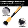 Car Interior Paint Wheel Gap Cleaning Brush Car Seat Detail Brush Orang Super Soft PP Brush SP00843