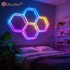 Music Controlled RGB LED Lights Music Rhythm Activated Lamp Color Changing Atmosphere Light for Home Party Bedroom Decor