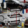 Car/Motorcycle Repair 3-Tier Foldable Multifunctional Trolley Household Storage Foldable Rolling Cart SP00868