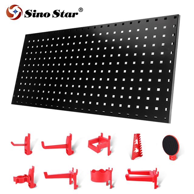 Wall-Mounted Hardware Tool Hanging Board ToolBox Parts Storage Box Garage Workshop Storage Rack Car Tool Board for Auto car tidy