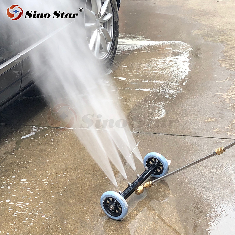 High Pressure Washer Gun with Replacement Wand Extension 1/4" Quick Connect M22 Fitting 4000 Psi
