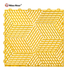 Patent Tiles Three Dimensional 3D Tiles 400*400*18mm Non Slip Interlocking PP Garage Floor Tiles