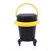 Two-in-one Car Wash Bucket with Large Capacity, Portable Car Wash Tool Set with Wheels And Sand Separator Net SP00860