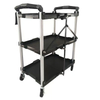 Car/Motorcycle Repair 3-Tier Foldable Multifunctional Trolley Household Storage Foldable Rolling Cart SP00868