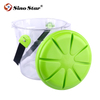 Hot Selling Multi Functional Green Plastic Bucket Cover Used for 20L Car Wash Bucket and Removable Rolling Bucket Dolly SP00811