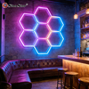 RGB Music LED Light Sound Activated Rhythm Color Changing Lamp for Bedroom Gaming Room Party Home Bar KTV TV Decor