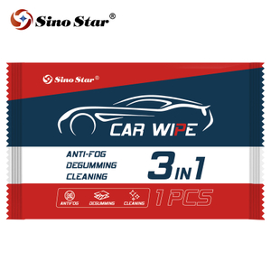 1PC Car Window Glass Oil Film Remover Glass Wipes Auto Oil Stain Cleaner Glass Oil Film Remover Wet Wipes SP00837