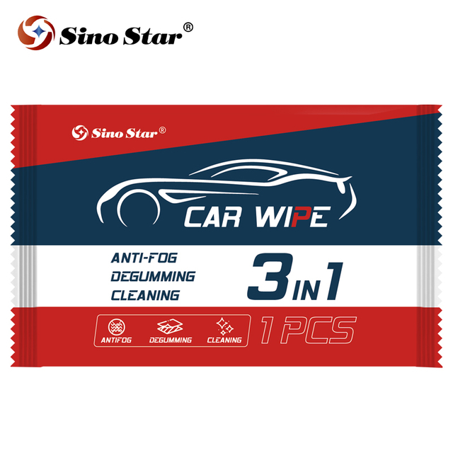 1PC Car Window Glass Oil Film Remover Glass Wipes Auto Oil Stain Cleaner Glass Oil Film Remover Wet Wipes SP00837