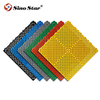 Sino Star 40*40*1.8cm 500g Interlocking PP Garage Floor Tile (Flat Surface) Vented Vinyl Flooring for Garages Workshops Car Washes SP00937