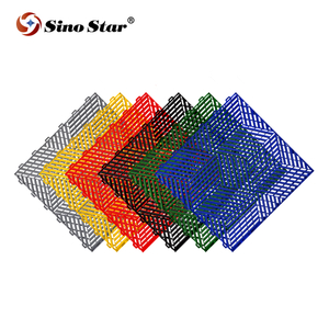 Patent Tiles Three Dimensional 3D Tiles 400*400*18mm Non Slip Interlocking PP Garage Floor Tiles