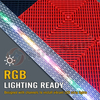 Light Strips Floor Tiles 395*105*18mm Non Slip Interlocking PP Garage Floor Tiles Sp00783 