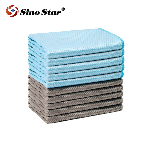 Hot Selling Microfiber Fish Scale Cleaning Cloth Microfiber Cleaning Cloth 30*30cm Water Absorbable Cloth Wipes SP00829