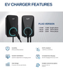FOXESS 22KW Plug AC Charging Station Potable AC EV Charger A022KP1-E-2-WO