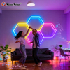 Music Controlled RGB LED Lights Music Rhythm Activated Lamp Color Changing Atmosphere Light for Home Party Bedroom Decor