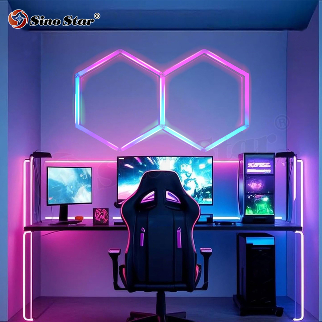 Sound Activated RGB LED Light Music Controlled Rhythm Lamp Color Changing LED Light for Home Party Bar KTV Bedroom Decor