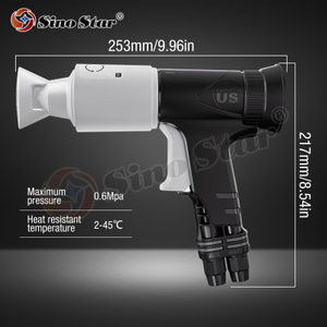 Daryou New Car Wash Machine Dual Hose Water-air Mixing Foam Gun Strong pp Material Nozzle Car Cleaning Spray Gun