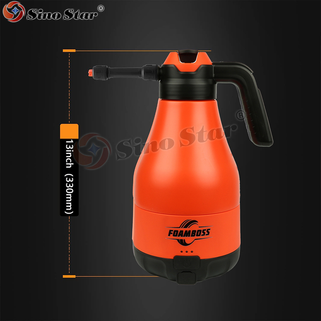 Electric Foam Sprayer Cordless Car Wash 8.4V 1.8L Foam Cannon Special Device Watering Can Manual Corrosion Acid Resistant