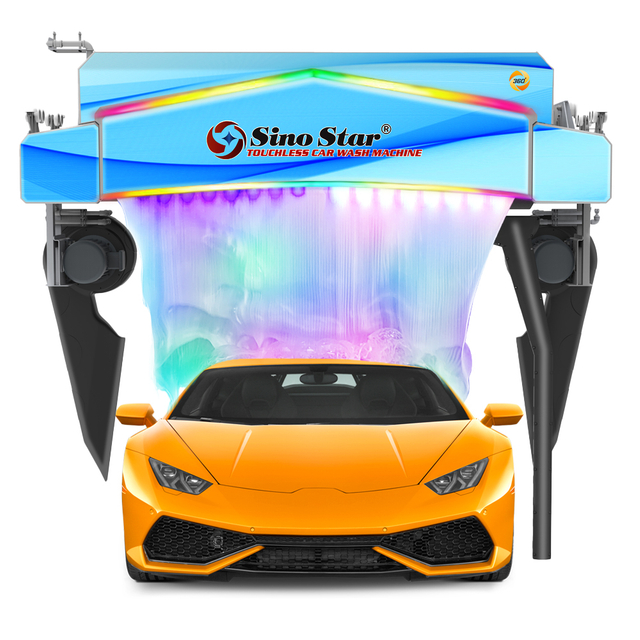 G9 PRO Touchless Car Wash Machine With Movable Side And Swing Blowers