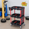 3 Shelf Multifunctional Auto Repair Tool Cart Professional Mechanical Tool Cart Car Salon Tool Cart SP00865