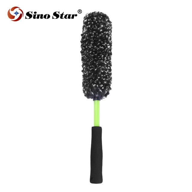 Small Auto Wheel Detailing Brush Wheel Car Cleaning Tools for Car Rim Tire Washing Easily Clean Hard-To-Reach Areas SP00841