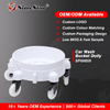 Cleaning Bucket Chassis Car Wash Rolling Bucket Dolly for Car Wash Station Equipped with 3-inch Silent Wheels