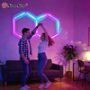 Sound Activated RGB LED Light Music Controlled Rhythm Lamp Color Changing LED Light for Home Party Bar KTV Bedroom Decor