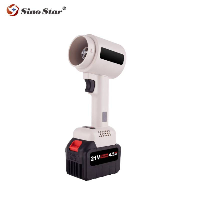 21V Lithium Battery Power Portable DIY Electric Blower Jet Fan Handheld Compressed Air Duster for Car Cleaning SP00901