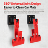 4Pcs Car Mats Hanger Adjustable Car Floor Mat Clips Carpet Wash Clamp Portable Car Cleaning Clip
